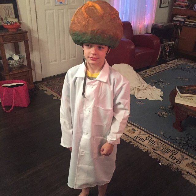 Lincoln as Dr Zomboss !!